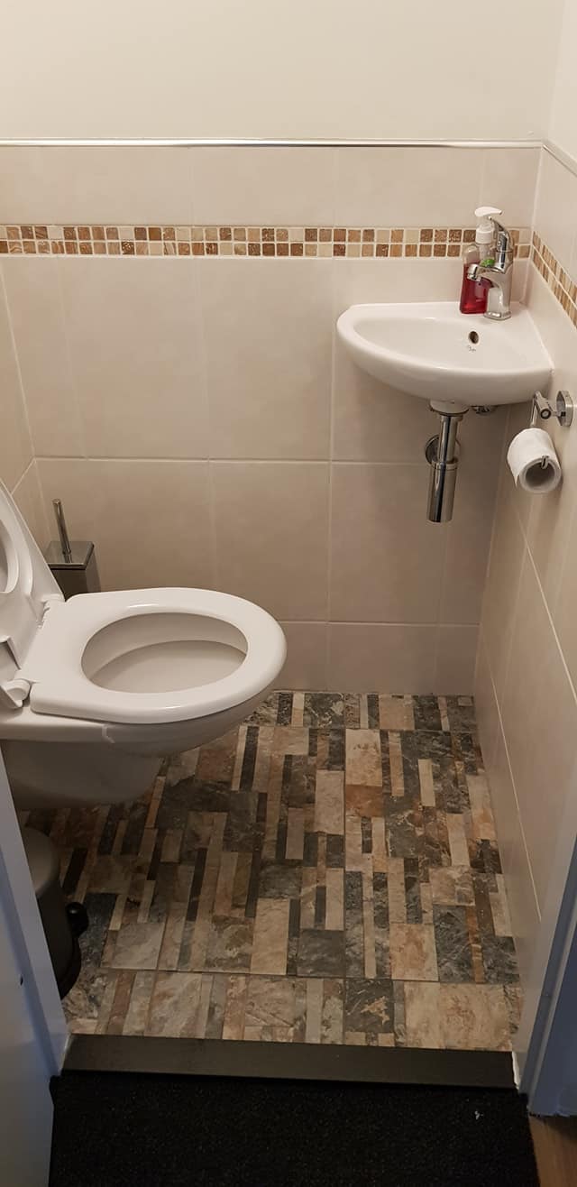 Renovatie van een WC