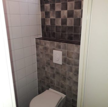 Tegelwerk van een wc ruimte